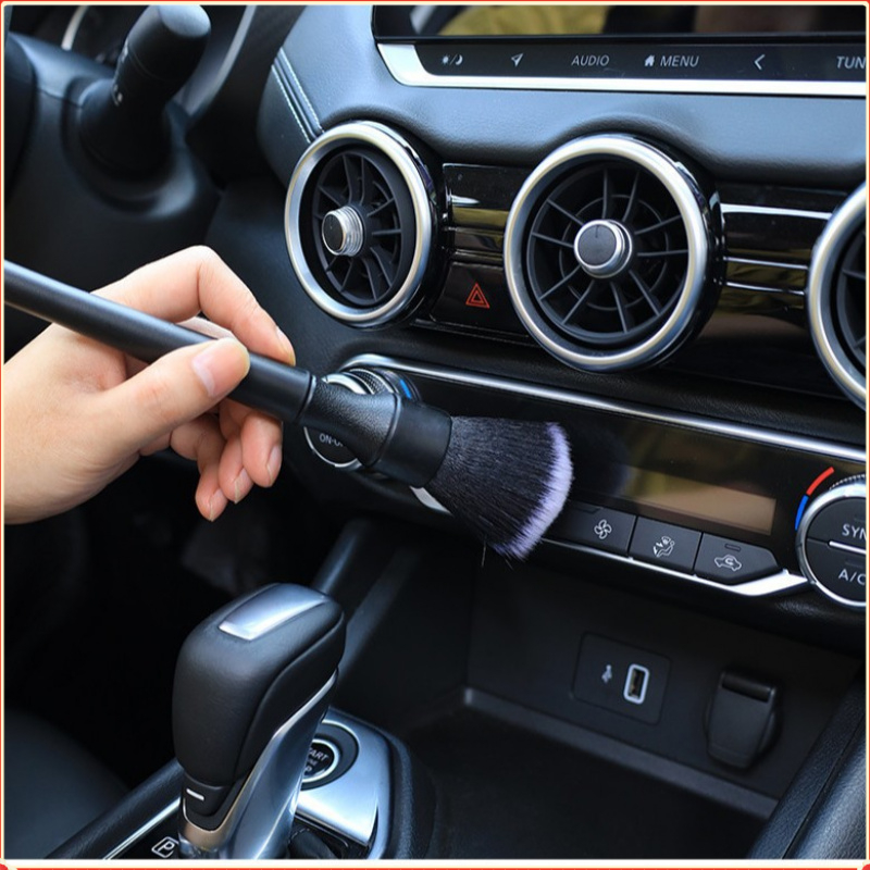 Seat Cleaner Fabric - プレミアムソフトブラシ 車内清掃ブラシ ダッシュボード エアコン吹き出し口 シート隙間 車の清掃・メンテナンス用