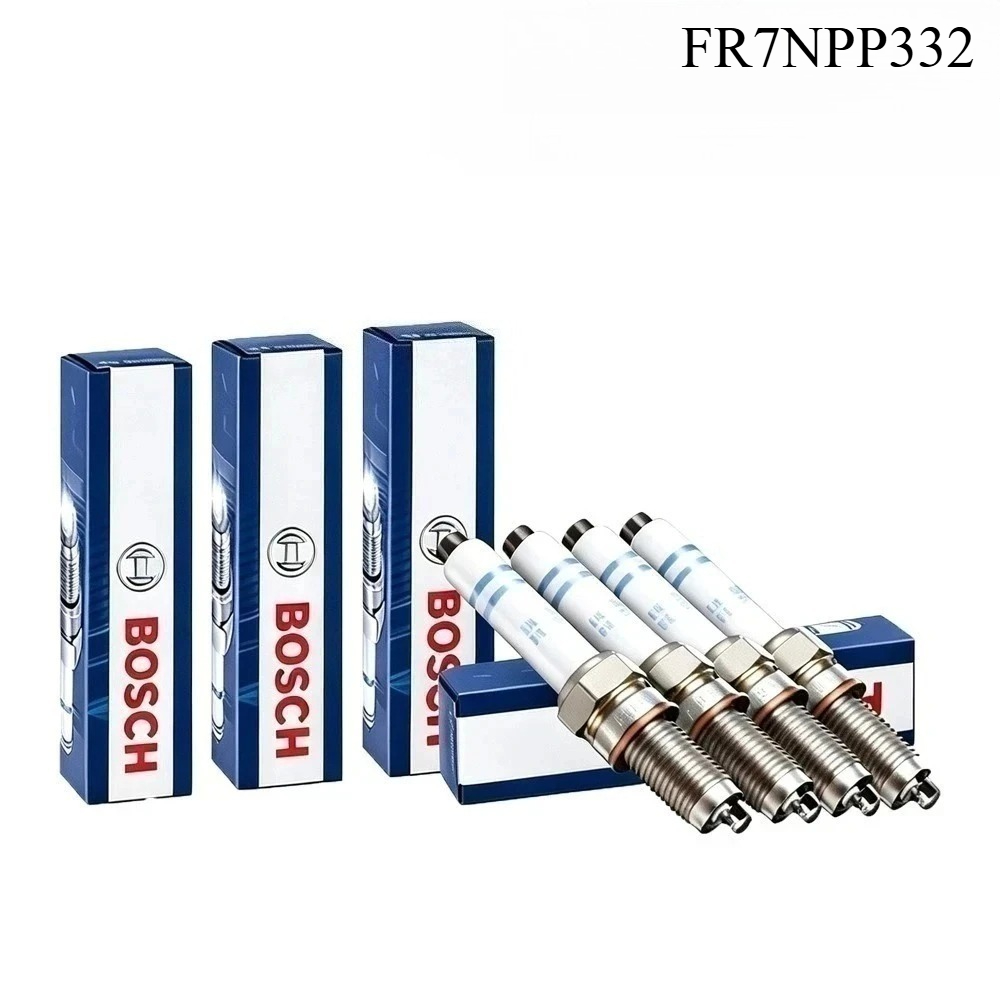 Bosch Spark Plug Iridium - ボッシュ FR7NPP332 イリジウムスパークプラグ 安定した点火 振動を軽減 エオロス
