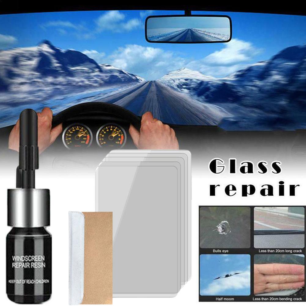 車のガラスの引っかき傷修理流体剤セット、フロントガラスガラス - Glass Cleaner Streak のレビューと価格