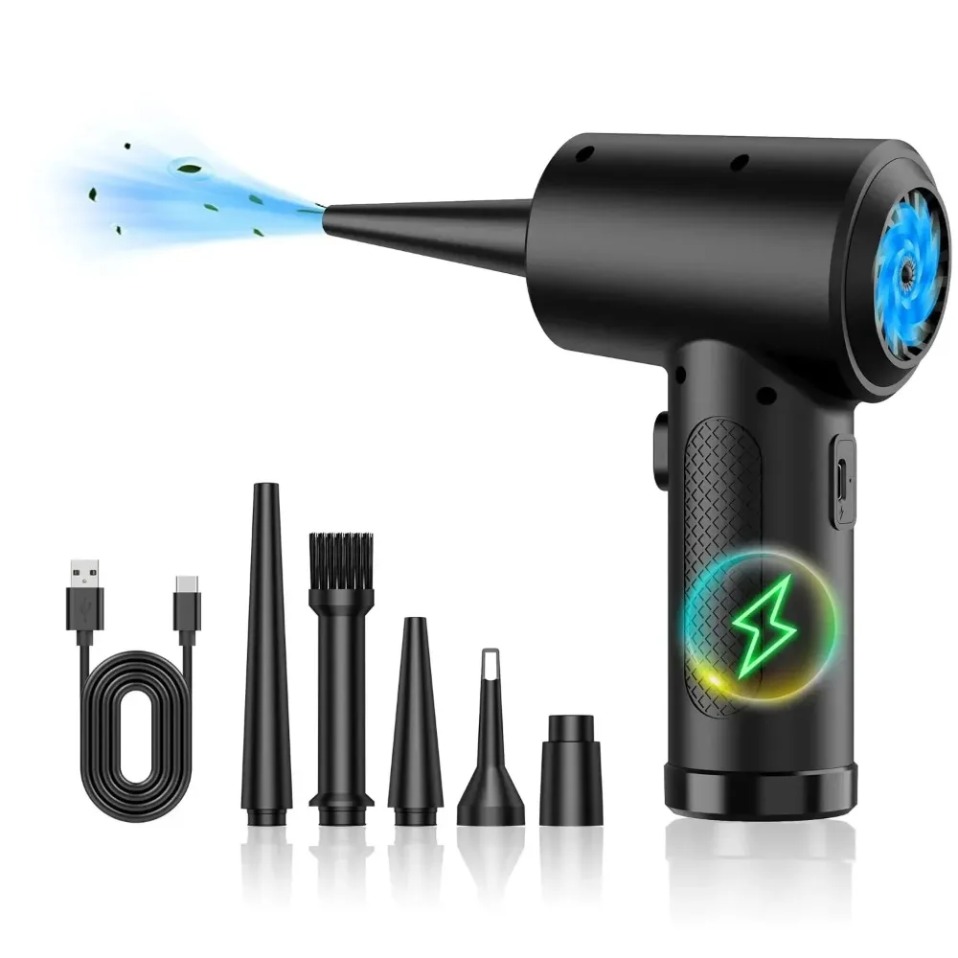 電動ワイヤレスエアダスター、LEDライト付き圧縮空気ブロワー - Dryer Car Blower のレビューと価格