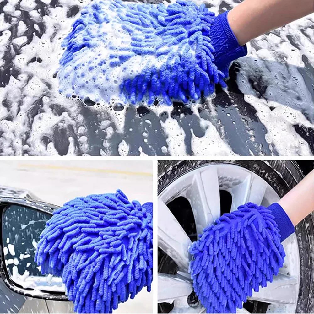 1/2 個洗車グローブコーラルミットソフト傷防止洗車用多機能 - Detailing Brush Set のレビューと価格